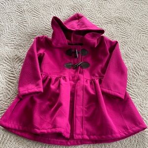 NWOT Magenta Peacoat